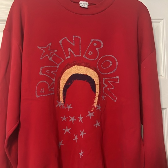 Re/Done Rainbow Sweatshirt - Picture 2 of 5
